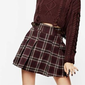 Disturbia Brambie Pleated Mini Skirt
